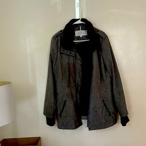 Women’s gray and black jacket  no hood